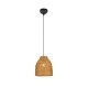 Trio-R31731026 - Joeline - Matt Black Pendant with Paper Yarn Shade