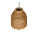 Trio-R31731026 - Joeline - Matt Black Pendant with Paper Yarn Shade