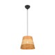 Trio-R31731926 - Joeline - Matt Black Pendant with Paper Yarn Shade