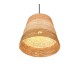 Trio-R31731926 - Joeline - Matt Black Pendant with Paper Yarn Shade