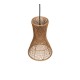 - Bijou - Matt Black Pendant with Paper Yarn Shade Trio-R31831026 - Bijou - Matt Black Pendant with Paper Yarn Shade