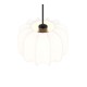 Trio-R31971001 - Madeline - Matt Black Pendant with White Fabric Shade ∅ 25 cm
