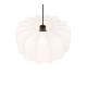 Trio-R31971901 - Madeline - Matt Black Pendant with White Fabric Shade ∅ 40 cm