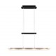 - Milos - Matt Black over Island LED Fitting with Clear Glass Trio-R32004132 - Milos - Matt Black over Island LED Fitting with Clear Glass