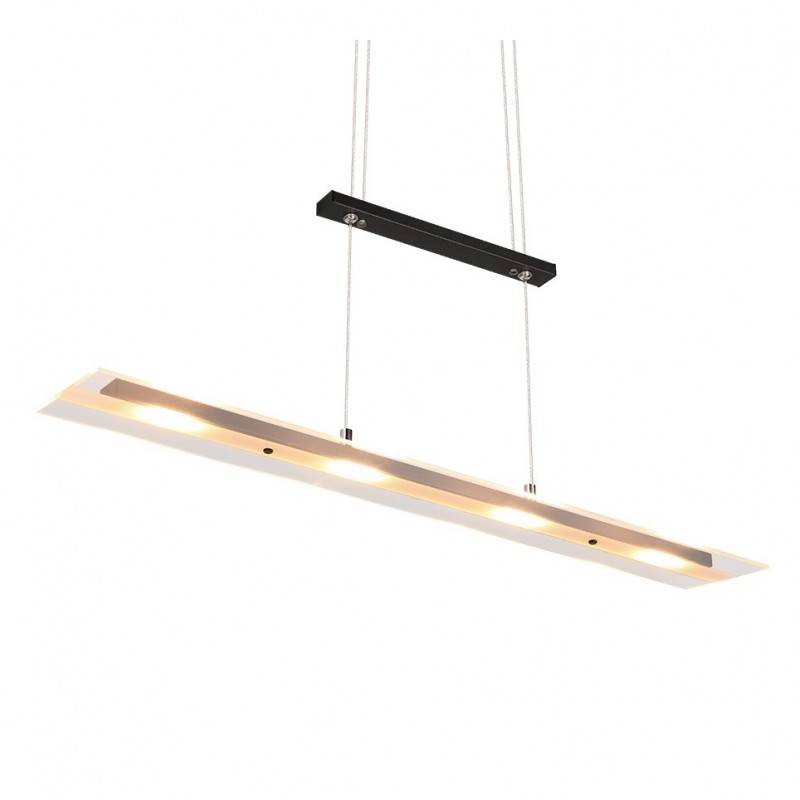- Milos - Matt Black over Island LED Fitting with Clear Glass Trio-R32004132 - Milos - Matt Black over Island LED Fitting with Clear Glass