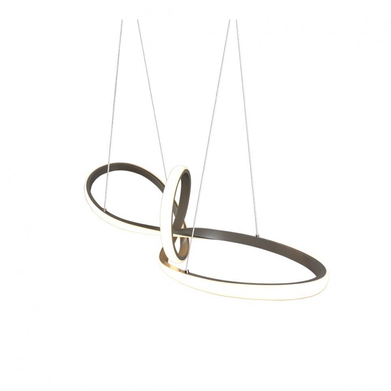 - Sansa - Matt Nickel LED Pendant Trio-R32751107 - Sansa - Matt Nickel LED Pendant