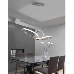 Sansa - Matt Nickel LED Pendant
