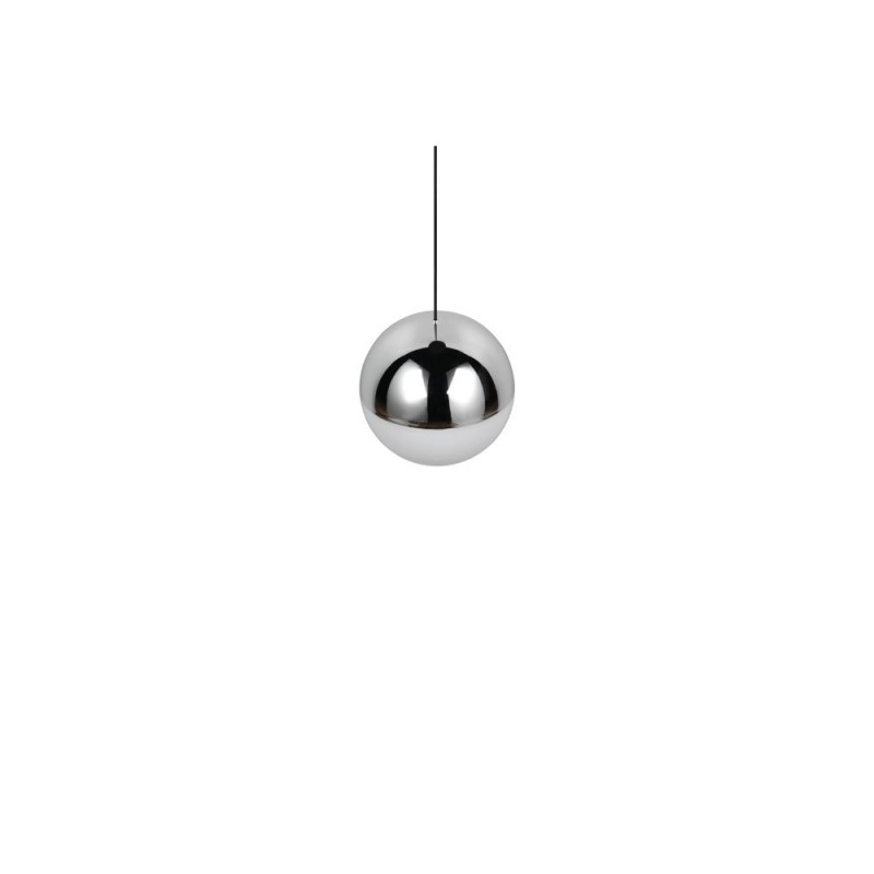 Trio-R33551106 - Senta - Chrome & Black Rise and Fall Pendant with White Diffuser