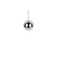 Trio-R33551106 - Senta - Chrome & Black Rise and Fall Pendant with White Diffuser