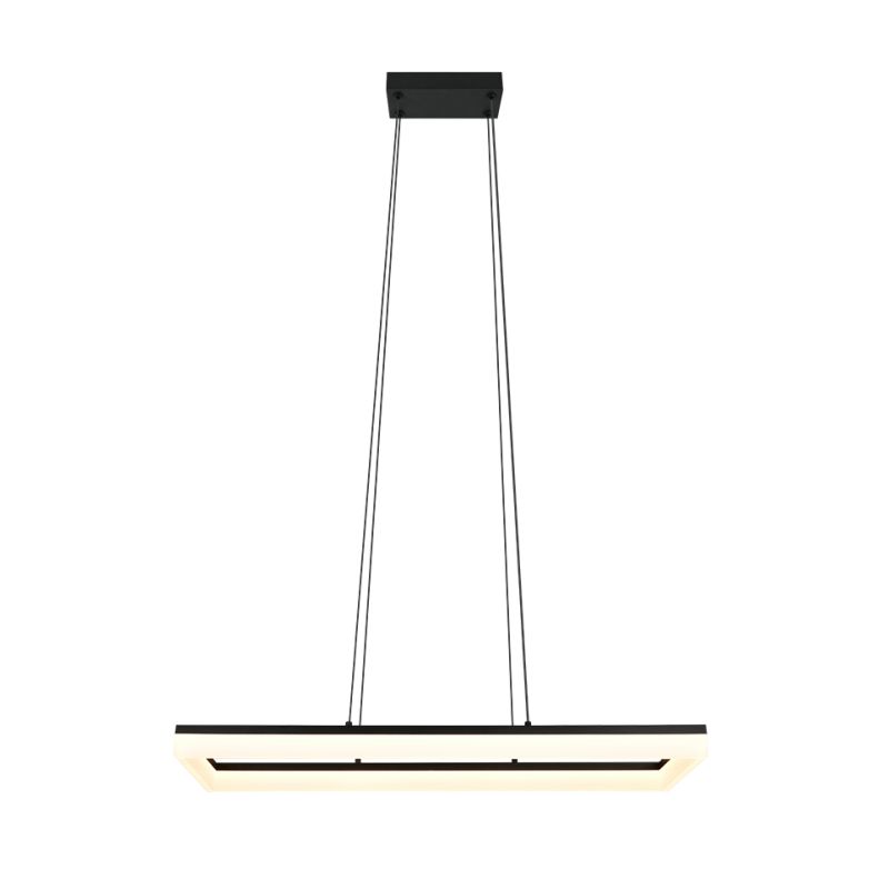 Trio-R35771132 - Camino - Matt Black LED over Island Fitting 3000K