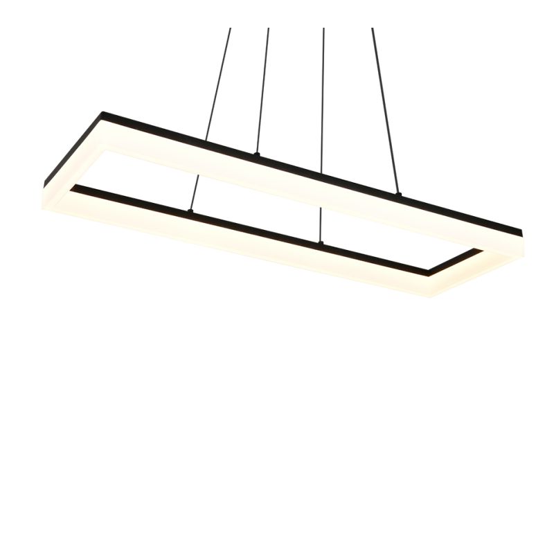 Trio-R35771132 - Camino - Matt Black LED over Island Fitting 3000K