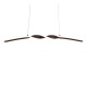 Trio-R35791132 - Ginko - Matt Black LED over Island Fitting