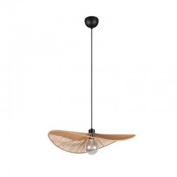 Laurine - Matt Black Pendant with Paper Yarn Shade ∅ 58 cm Laurine - Matt Black Pendant with Paper Yarn Shade ∅ 58 cm