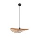 - Laurine - Matt Black Pendant with Paper Yarn Shade ∅ 58 cm Trio-R36161026 - Laurine - Matt Black Pendant with Paper Yarn Shade ∅ 58 cm