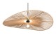 Trio-R36161926 - Laurine - Matt Black Pendant with Paper Yarn Shade ∅ 78 cm
