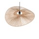 Trio-R36161926 - Laurine - Matt Black Pendant with Paper Yarn Shade ∅ 78 cm