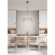 - Sandrine - Matt Black Pendant with Rattan Meshwork Trio-R36211032 - Sandrine - Matt Black Pendant with Rattan Meshwork