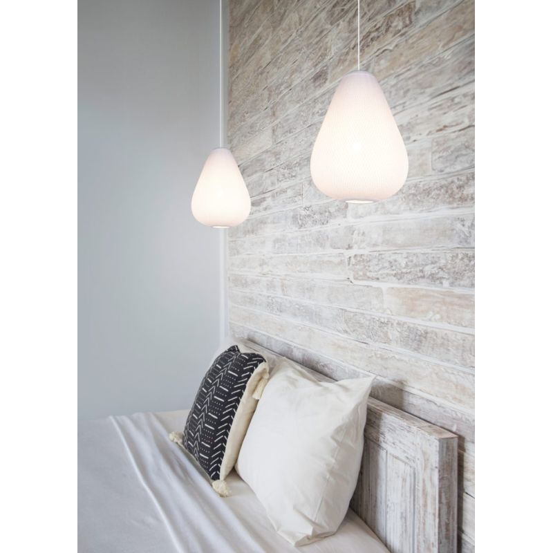 - Janine - White Pendant ∅ 35 cm Trio-R36241001 - Janine - White Pendant ∅ 35 cm