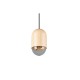 Trio-R36311030 - Nara - Black Pendant with Natural Wood Shade