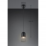 Nara - Black Pendant