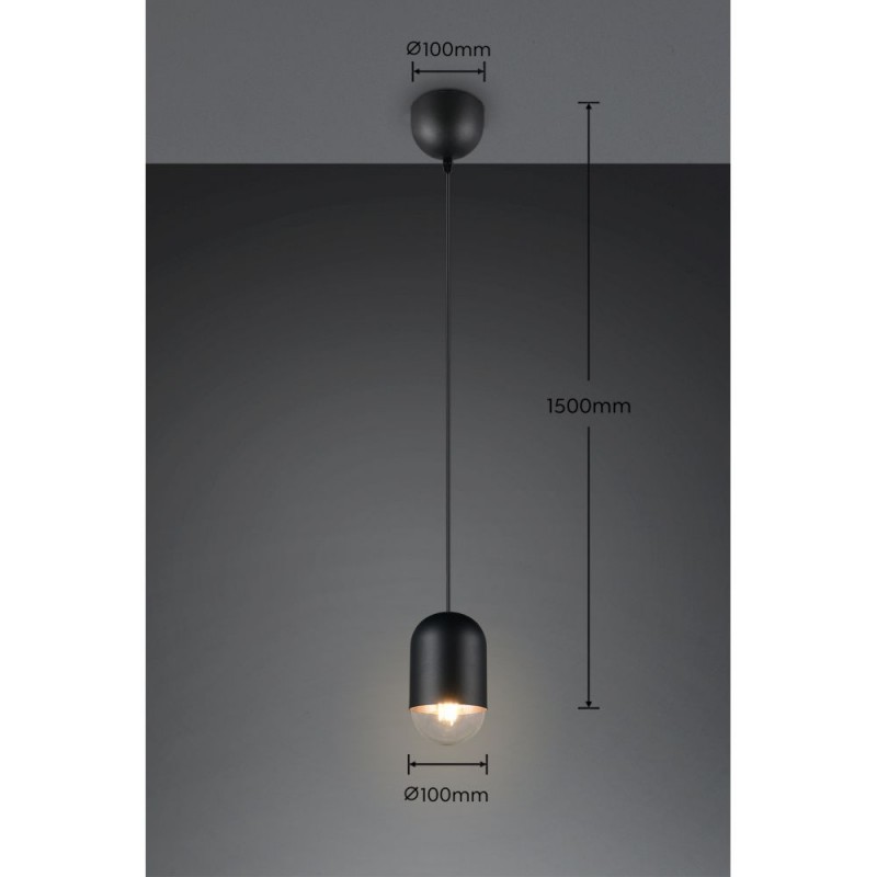 Trio-R36311032 - Nara - Black Pendant