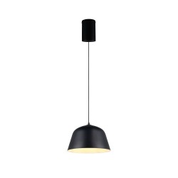 Tova - Matt Black Rise & Fall Pendant