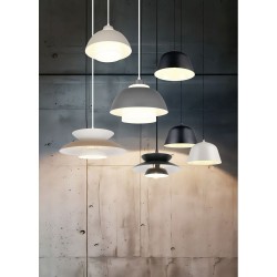 Tova - Matt Black Rise & Fall Pendant