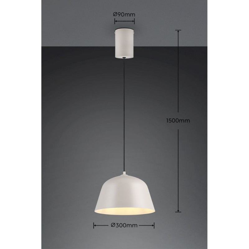 Trio-R36411076 - Tova - Warm Grey Rise & Fall Pendant