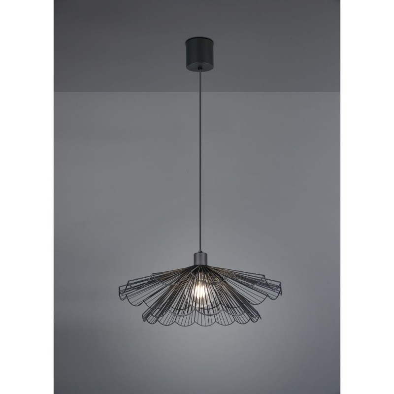 Trio-R36431532 - Margarita - Black Pendant ∅ 50 cm