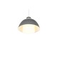 Trio-R36501042 - Tilos - Anthracite Pendant with White Glass ∅ 23 cm