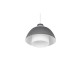 Trio-R36501042 - Tilos - Anthracite Pendant with White Glass ∅ 23 cm