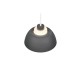Trio-R36501942 - Tilos - Anthracite Pendant with White Glass ∅ 30 cm