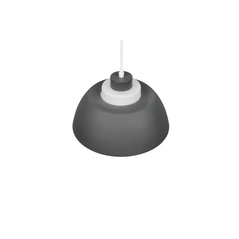 Trio-R36501942 - Tilos - Anthracite Pendant with White Glass ∅ 30 cm