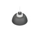 Trio-R36501942 - Tilos - Anthracite Pendant with White Glass ∅ 30 cm