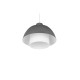 Trio-R36501942 - Tilos - Anthracite Pendant with White Glass ∅ 30 cm