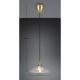Trio-R36521004 - Eluna - Old Brass Pendant with Clear Glass Shade