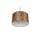 Trio-R36741032 - Pardina - Black Pendant with Leopard Shade