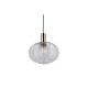 Trio-R36771052 - Elvezia - Matt Brass Pendant with Clear Glass Shade