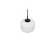 Trio-R36861001 - Signe - Black Pendant with White Glass ∅ 15 cm