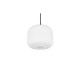 Trio-R36861901 - Signe - Black Pendant with White Glass ∅ 25 cm