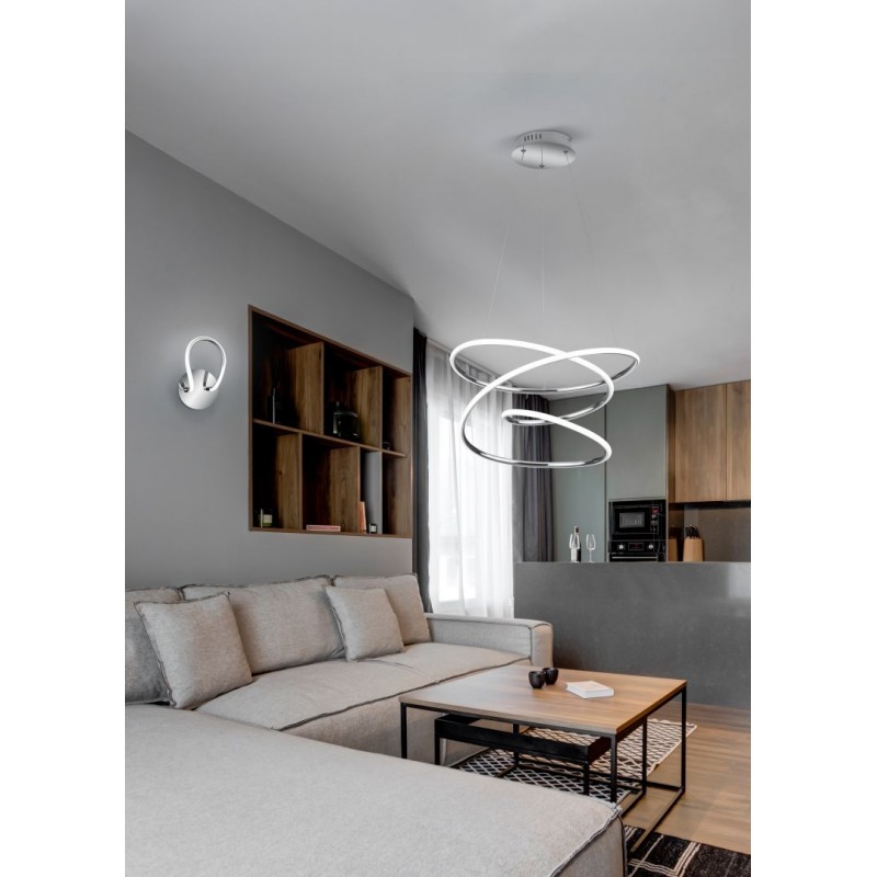 - Bologna - Chrome LED Pendant 4000K Trio-R37051106 - Bologna - Chrome LED Pendant 4000K