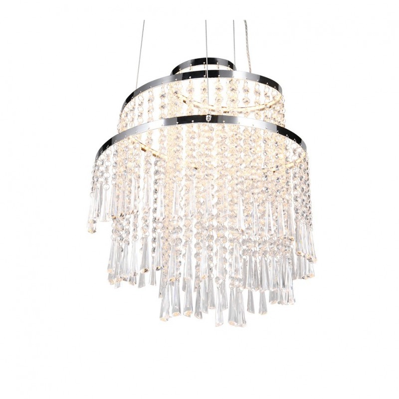 - Pomp - Chrome CCT Pendant with Remote Control Trio-R37341106 - Pomp - Chrome CCT Pendant with Remote Control
