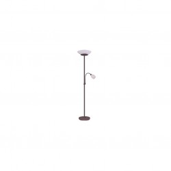 Gerry - Rusty Mother & Child Floor Lamp with Opal Glass Gerry - Rusty Mother & Child Floor Lamp with Opal Glass