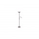 - Gerry - Rusty Mother & Child Floor Lamp with Opal Glass Trio-R40063124 - Gerry - Rusty Mother & Child Floor Lamp with Opal Glass