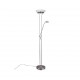 - Orson - Matt Nickel Mother & Child LED Floor Lamp with Alabaster Glass Trio-R40073507 - Orson - Matt Nickel Mother & Child LED Floor Lamp with Alabaster Glass