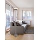 - Orson - Matt Nickel Mother & Child LED Floor Lamp with Alabaster Glass Trio-R40073507 - Orson - Matt Nickel Mother & Child LED Floor Lamp with Alabaster Glass