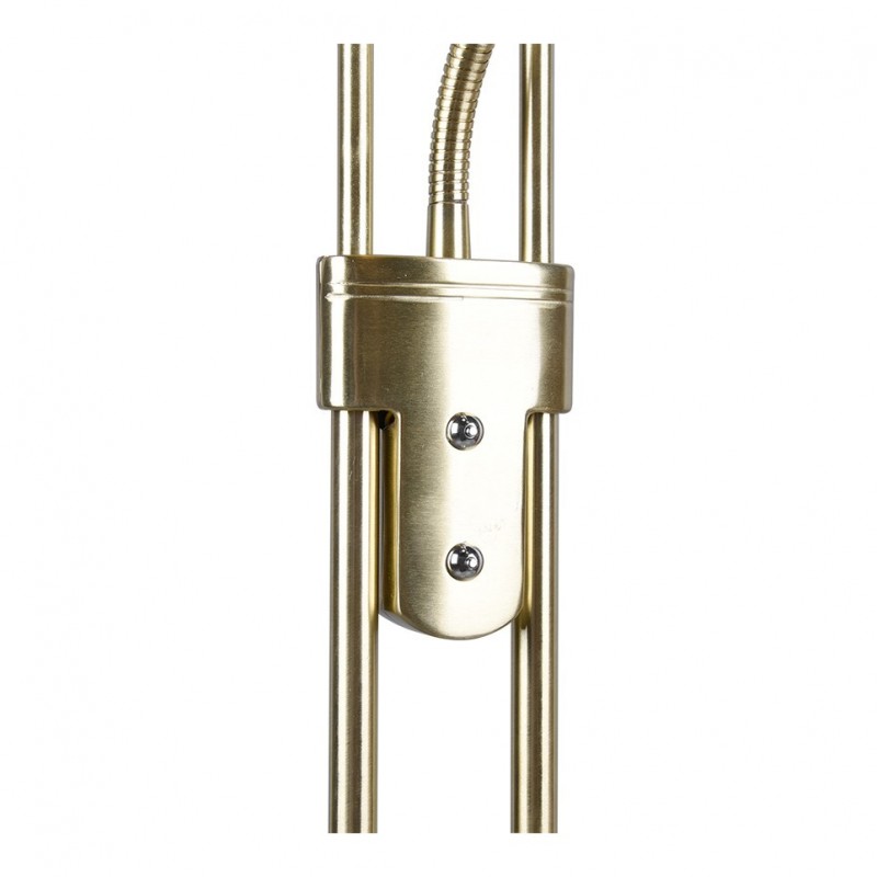 - Orson - Matt Brass Mother & Child LED Floor Lamp with Alabaster Glass Trio-R40073508 - Orson - Matt Brass Mother & Child LED Floor Lamp with Alabaster Glass