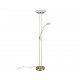 - Orson - Matt Brass Mother & Child LED Floor Lamp with Alabaster Glass Trio-R40073508 - Orson - Matt Brass Mother & Child LED Floor Lamp with Alabaster Glass