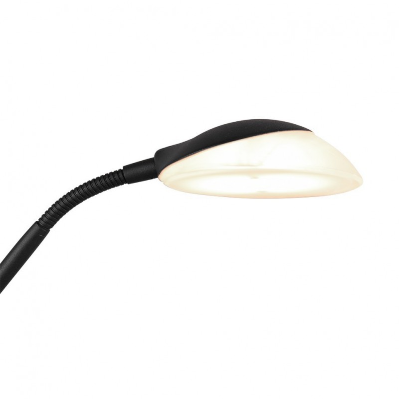 - Orson - Matt Black Mother & Child LED Floor Lamp with Alabaster Glass Trio-R40073532 - Orson - Matt Black Mother & Child LED Floor Lamp with Alabaster Glass