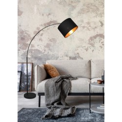 Bolivia - Matt Black & Gold Floor Lamp Bolivia - Matt Black & Gold Floor Lamp